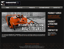 Tablet Screenshot of industrialaircontractor.com